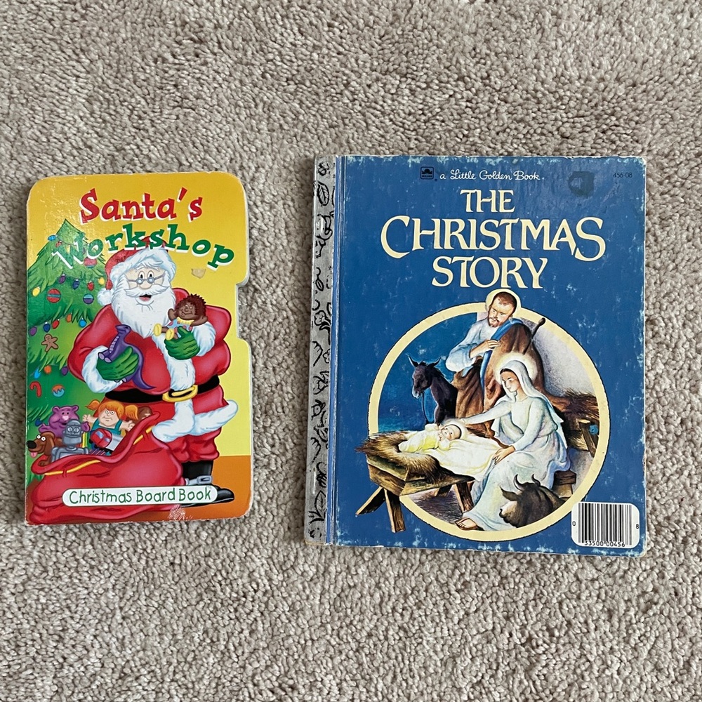 Santa's Workshop Christmas Board Book - Colorful Holiday Kids Toy